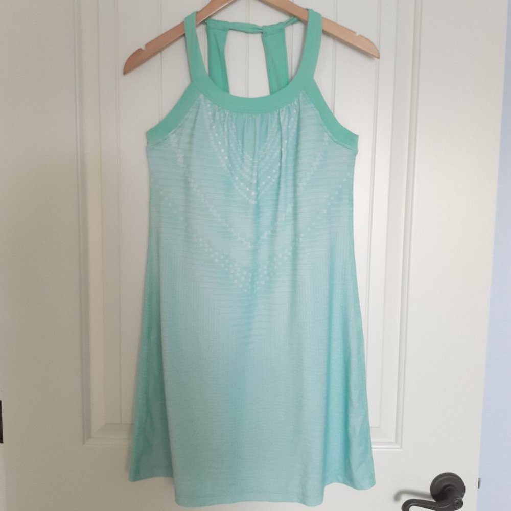 Prana Cantine Dress in Succulent Green Synergy Size S